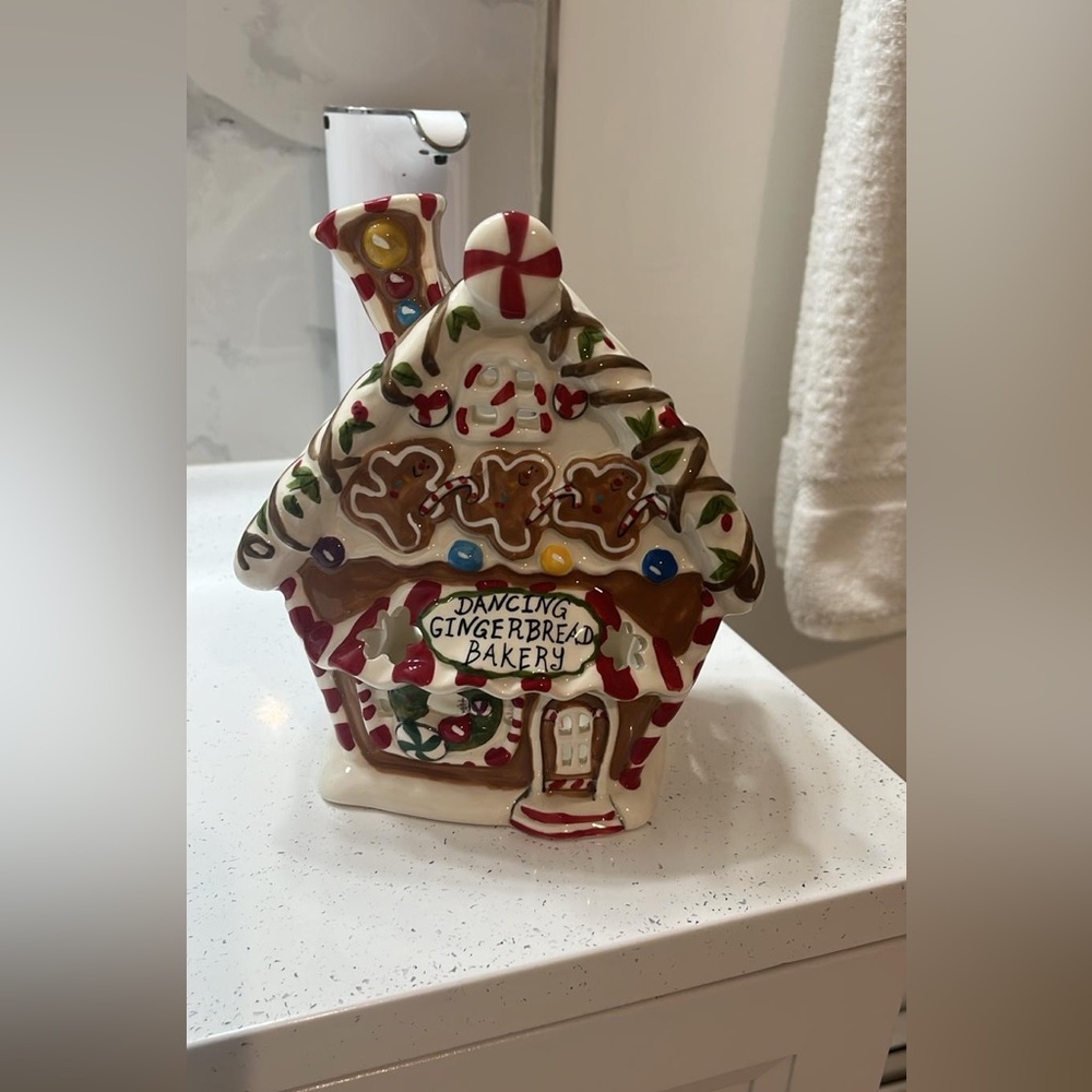 Festive Gingerbread House Holiday Decor